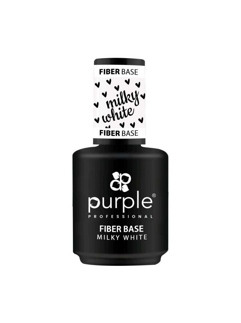 PURPLE FIBER BASE MILKY WHITE 15ML|Mathiss