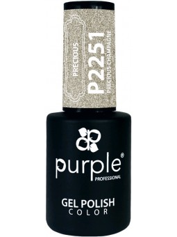 PURPLE GEL POLISH COLOR PRECIOUS CHAMPAGNE 10ML|Mathiss