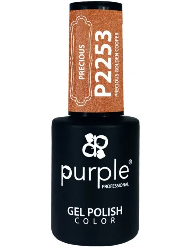 Purple Gel Polish Precious Golden Copper | Mathiss Ibiza