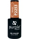 PURPLE GEL POLISH COLOR PRECIOUS GOLDEN COOPER 10ML|Mathiss