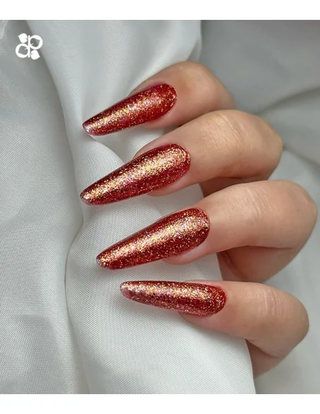 PURPLE GEL POLISH COLOR PRECIOUS GOLDEN COOPER 10ML