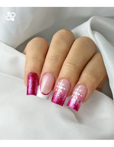 PURPLE GEL POLISH COLOR PRECIOUS PINK FUCHSIA 10ML