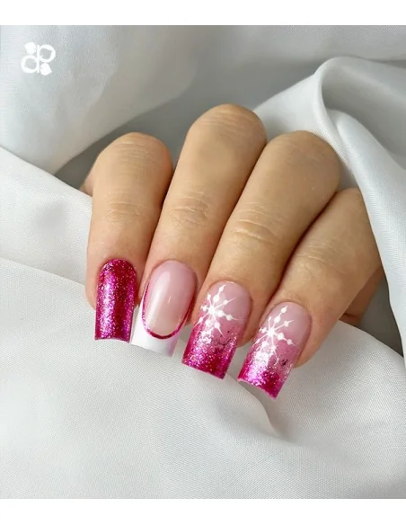 PURPLE GEL POLISH COLOR PRECIOUS PINK FUCHSIA 10ML