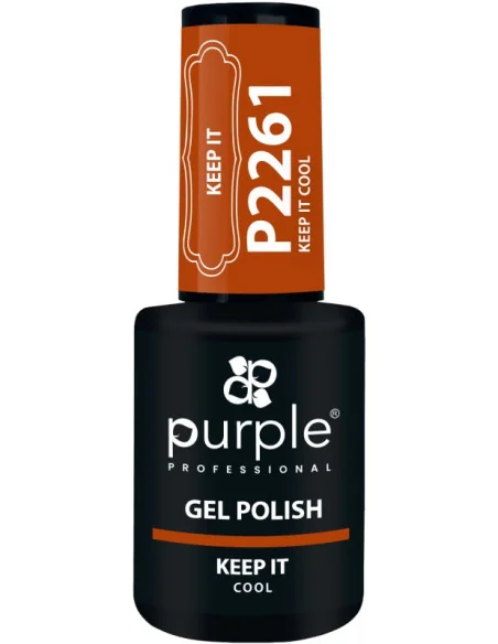 PURPLE GEL POLISH COLOR KEEP IT COOL 10ML