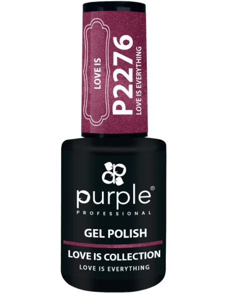PURPLE GEL POLISH COLOR LOVE IS EVERYTHING 10ML