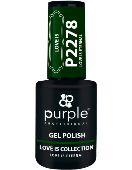 PURPLE GEL POLISH COLOR LOVE IS ETERNAL 10ML