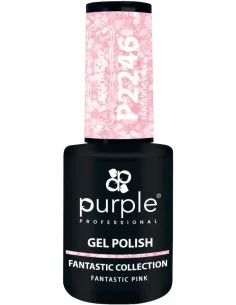 PURPLE GEL POLISH COLOR FANTASTIC PINK 10ML