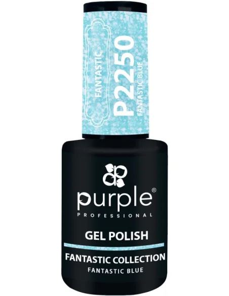 PURPLE GEL POLISH COLOR FANTASTIC BLUE 10ML