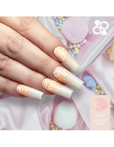 PURPLE GEL POLISH COLOR FANTASTIC PEACH 10ML