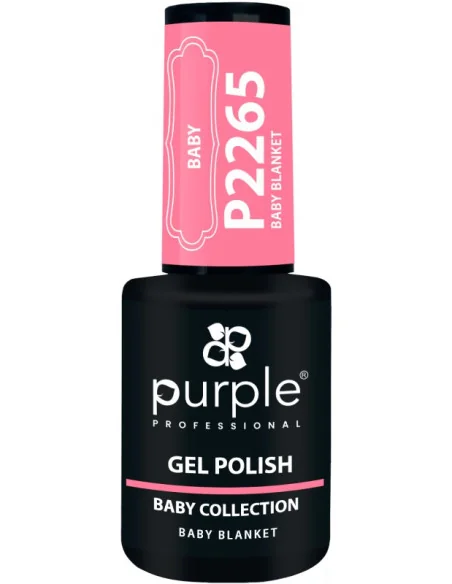 PURPLE GEL POLISH COLOR BABY BLANKET 10ML