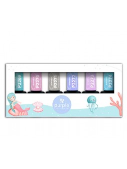PURPLE KIT GEL POLISH COLOR...