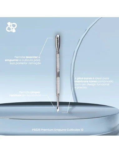 PURPLE PREMIUM CUTICLE PUSHER 10 130MM