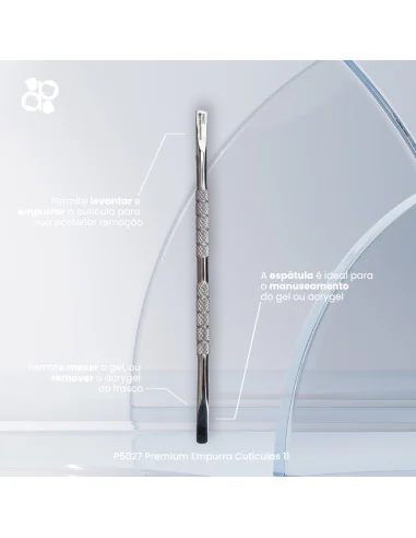 PURPLE PREMIUM CUTICLE PUSHER 11 130MM