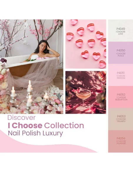 PURPLE NAIL POLISH LUXURY I CHOOSE LOVE 10ML
