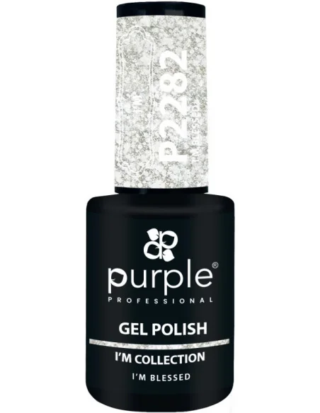 PURPLE GEL POLISH COLOR I'M BLESSED 10ML