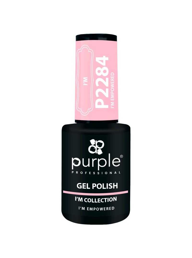 PURPLE GEL POLISH COLOR I'M EMPOWERED 10ML|Mathiss