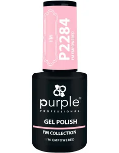 PURPLE GEL POLISH COLOR I'M EMPOWERED 10ML