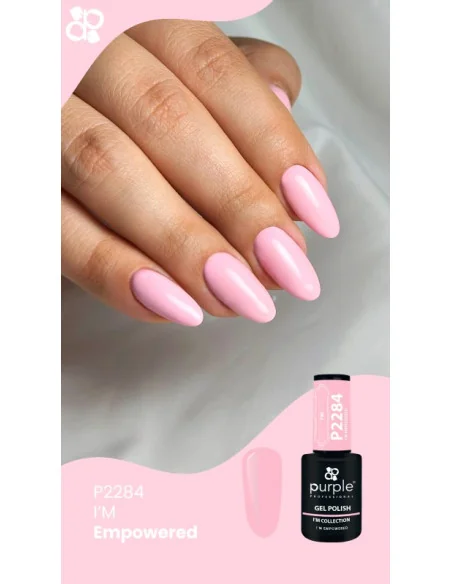 PURPLE GEL POLISH COLOR I'M EMPOWERED 10ML