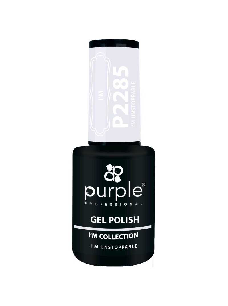 PURPLE GEL POLISH COLOR I'M UNSTOPPABLE 10ML|Mathiss