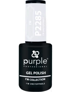PURPLE GEL POLISH COLOR I'M UNSTOPPABLE 10ML