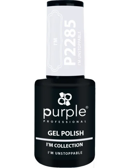 PURPLE GEL POLISH COLOR I'M UNSTOPPABLE 10ML