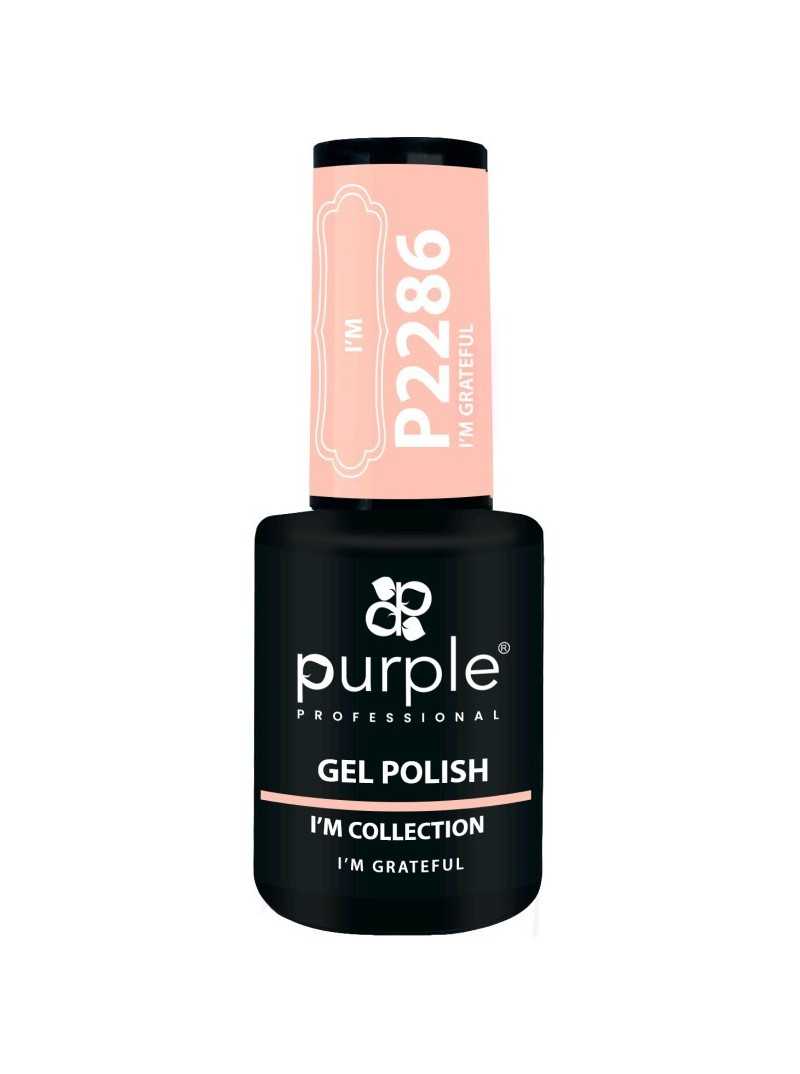 PURPLE GEL POLISH COLOR I'M GRATEFUL 10ML|Mathiss