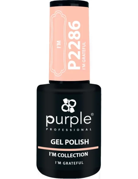 PURPLE GEL POLISH COLOR I'M GRATEFUL 10ML