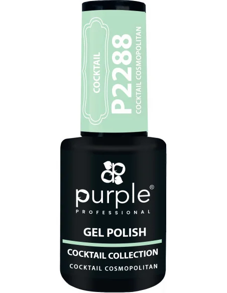 PURPLE GEL POLISH COLOR COCKTAIL COSMOPOLITAN 10ML