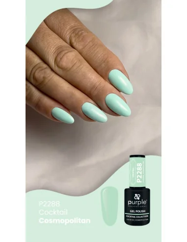 PURPLE GEL POLISH COLOR COCKTAIL COSMOPOLITAN 10ML