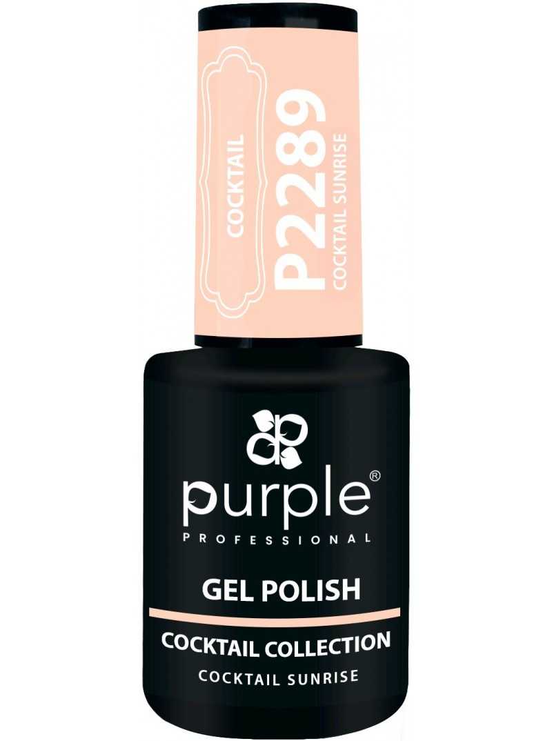 PURPLE GEL POLISH COLOR COCKTAIL SUNRISE 10ML|Mathiss