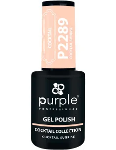 PURPLE GEL POLISH COLOR COCKTAIL SUNRISE 10ML