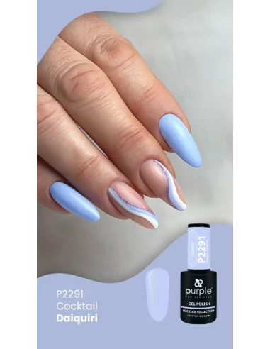 PURPLE GEL POLISH COLOR COCKTAIL DAIQUIRI 10ML