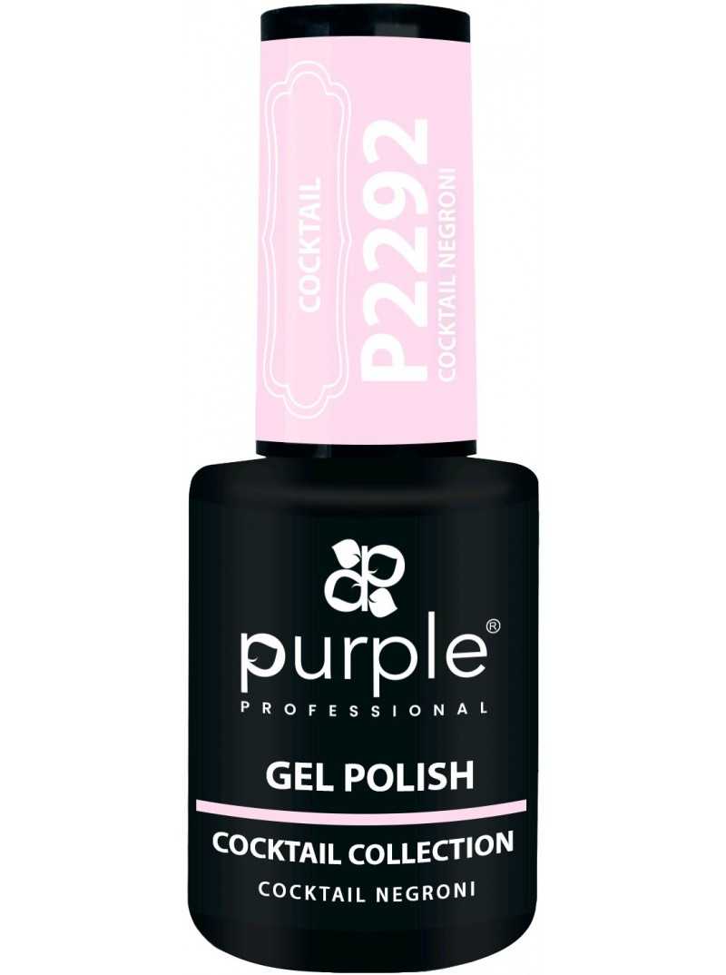 PURPLE GEL POLISH COLOR COCKTAIL NEGRONI 10ML|Mathiss