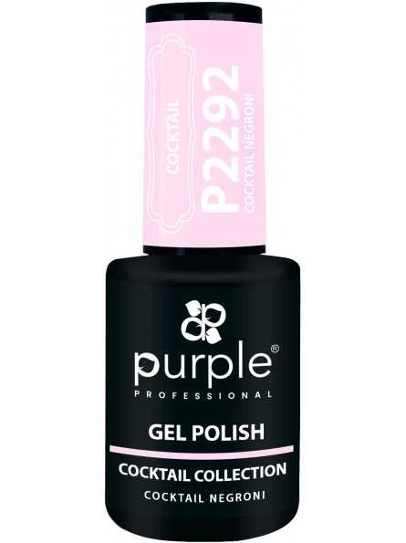 PURPLE GEL POLISH COLOR COCKTAIL NEGRONI 10ML|Mathiss