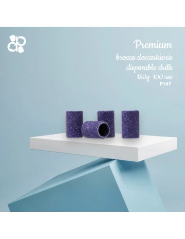PURPLE CILINDROS ESMIRILIADORES PREMIUM GRANO MEDIO 180 (CAJA 100U)