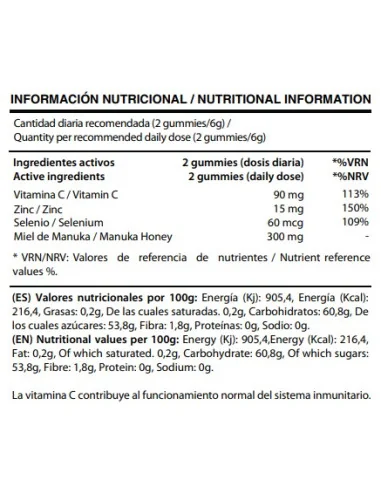 Chic&love Inmunity Vitamins 60 Gominolas | Mathiss Ibiza
