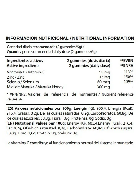 Chic&love Inmunity Vitamins 60 Gominolas | Mathiss Ibiza