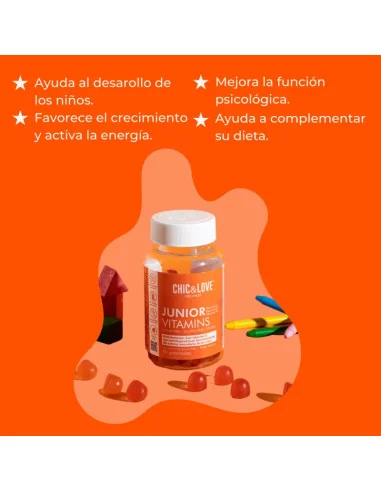 Chic&love Junior Vitamins 60 Gominolas | Mathiss Ibiza