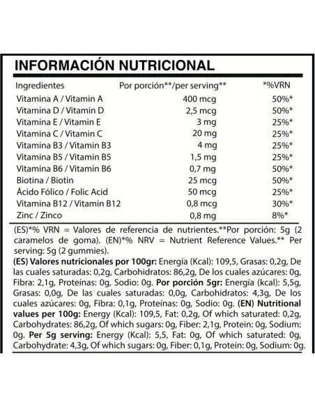 Chic&love Junior Vitamins 60 Gominolas | Mathiss Ibiza