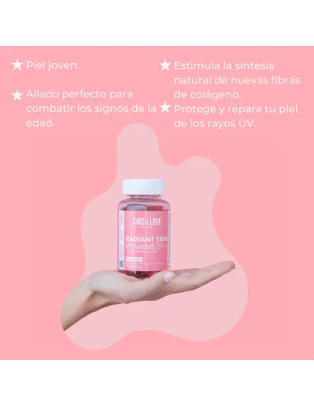 Chic&love Radiant Skin Vitamins 60 Gominolas | Mathiss Ibiza
