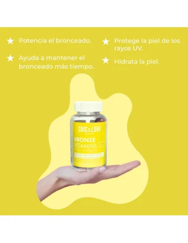 Chic&love Bronze Vitamins 60 Gominolas | Mathiss Ibiza