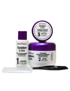 Keratimask Kit Golden Liss Alisado sin Formol Cabellos 2