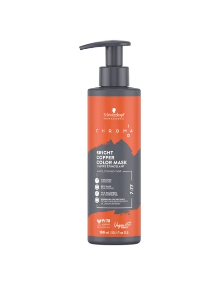 Schwarzkopf Chroma Id 7-77 Bright Copper Color Mask 300ml