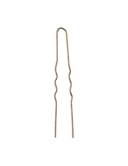 EUROSTIL HORQUILLAS ONDULADA 5,5CM BRONCE BOLSA 20UDS