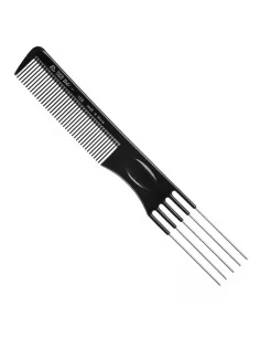 EUROSTIL PEINE AHUECADOR 5 PUAS METAL 19,5CM