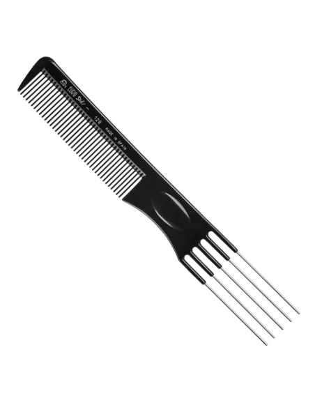 EUROSTIL PEINE AHUECADOR 5 PUAS METAL 19,5CM