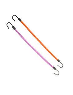 EUROSTIL GOMAS CON GANCHO DE COLORES CARTON 12UDS