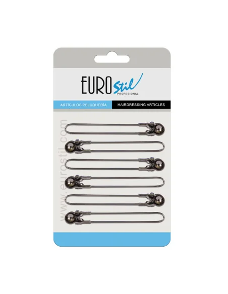 EUROSTIL PINZA ACERO INOX LARGA CARTON 6UDS