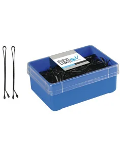 EUROSTIL CLIPS LISOS 5 CM NEGROS CAJA 300UDS