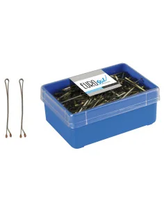 EUROSTIL CLIPS LISOS 6 CM BRONCE CAJA 200UDS